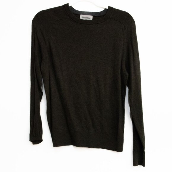 Mens Goodfellow & Co Dark Green Crewneck Sweater Size S - Picture 1 of 8